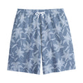 Floral Denim Jeans Pattern Print Cotton Shorts