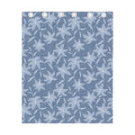 Floral Denim Jeans Pattern Print Curtain