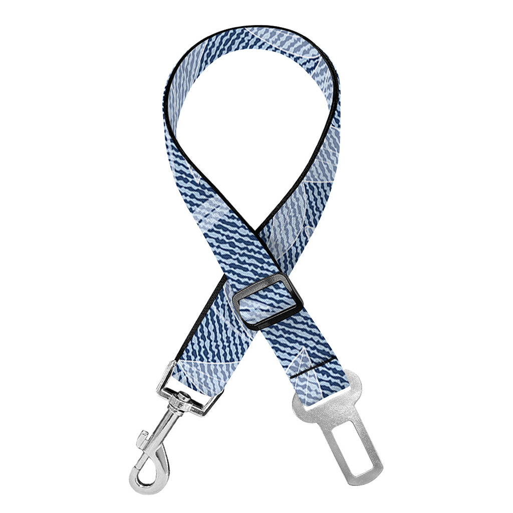 Floral Denim Jeans Pattern Print Dog Seat Belt