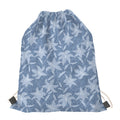 Floral Denim Jeans Pattern Print Drawstring Bag