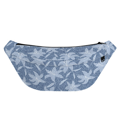 Floral Denim Jeans Pattern Print Fanny Pack