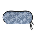 Floral Denim Jeans Pattern Print Glasses Case