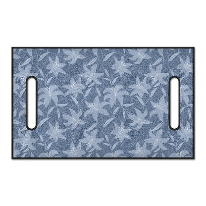 Floral Denim Jeans Pattern Print Golf Cart Seat Cover