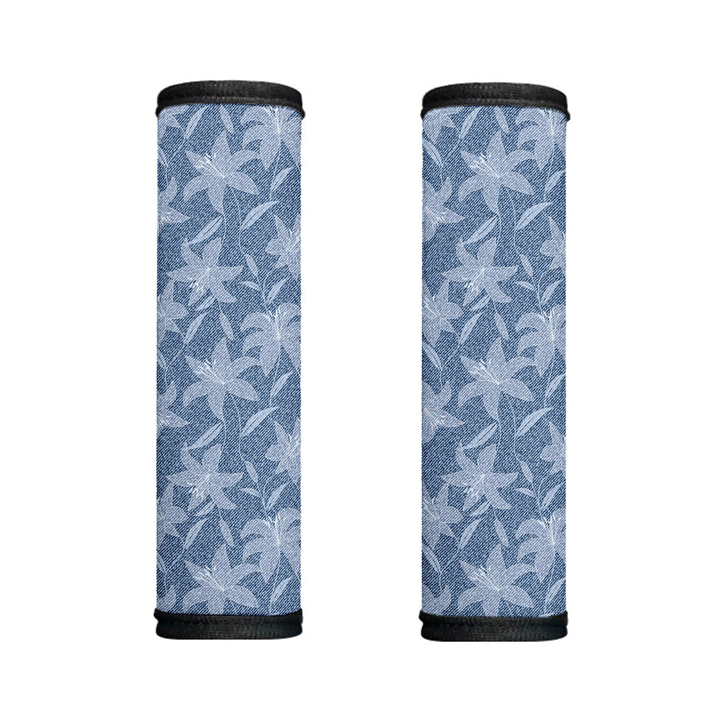 Floral Denim Jeans Pattern Print Handle Covers