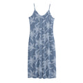 Floral Denim Jeans Pattern Print Jersey Midi Cami Dress