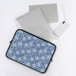 Floral Denim Jeans Pattern Print Laptop Sleeve