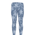 Floral Denim Jeans Pattern Print Men's Leggings