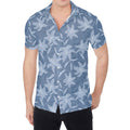 Floral Denim Jeans Pattern Print Men's Shirt