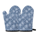 Floral Denim Jeans Pattern Print Oven Mitts