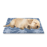 Floral Denim Jeans Pattern Print Pet Cooling Mat Cover