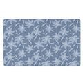 Floral Denim Jeans Pattern Print Polyester Doormat