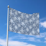 Floral Denim Jeans Pattern Print Polyester Flag