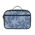 Floral Denim Jeans Pattern Print Portable Lunch Bag