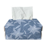 Floral Denim Jeans Pattern Print Rectangle Tissue Box Cover