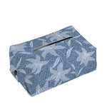 Floral Denim Jeans Pattern Print Rectangle Tissue Box Cover