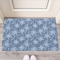 Floral Denim Jeans Pattern Print Rubber Doormat
