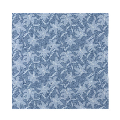 Floral Denim Jeans Pattern Print Silk Bandana