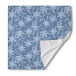 Floral Denim Jeans Pattern Print Silk Bandana