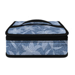 Floral Denim Jeans Pattern Print Small Lunch Bag