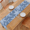 Floral Denim Jeans Pattern Print Table Runner