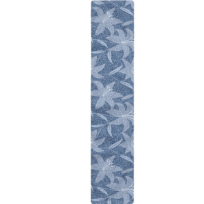 Floral Denim Jeans Pattern Print Table Runner