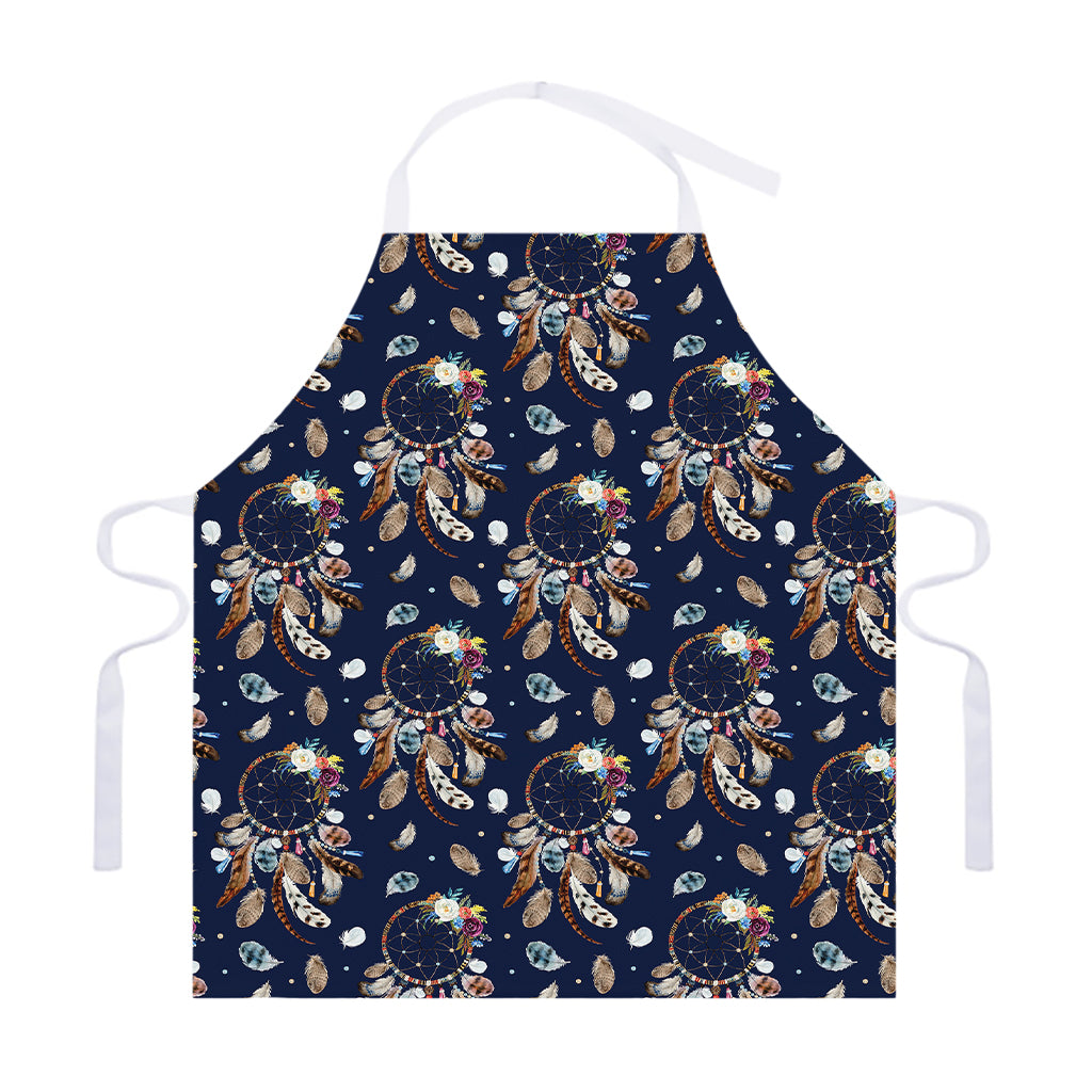Floral Dream Catcher Pattern Print Adjustable Apron
