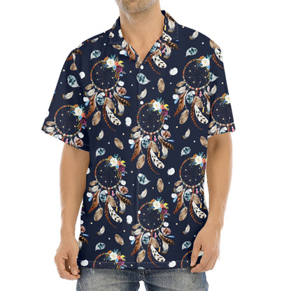 Floral Dream Catcher Pattern Print Aloha Shirt