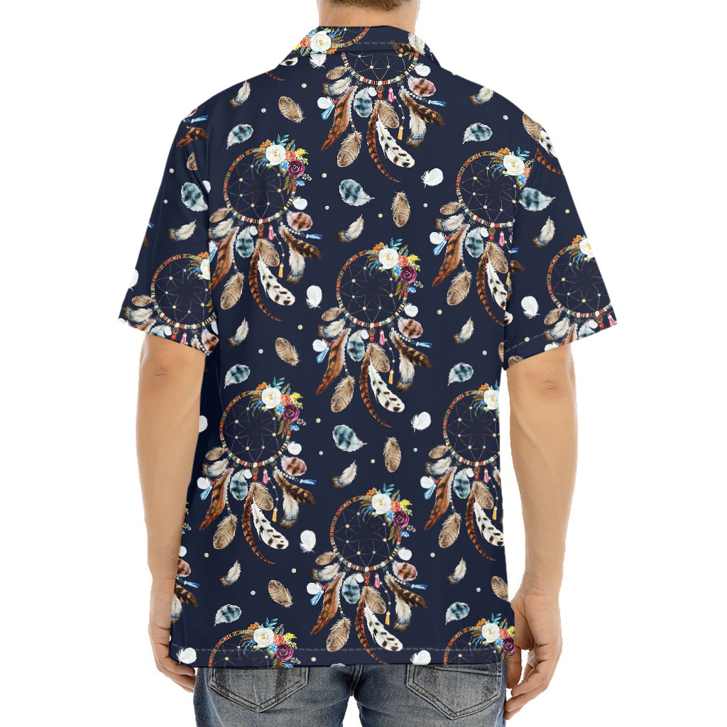 Floral Dream Catcher Pattern Print Aloha Shirt