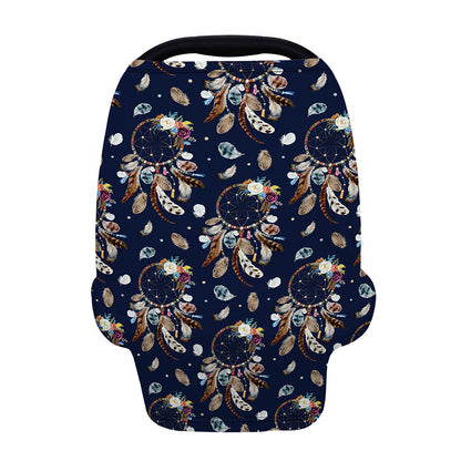 Floral Dream Catcher Pattern Print Baby Seat Cover