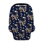 Floral Dream Catcher Pattern Print Baby Seat Cover