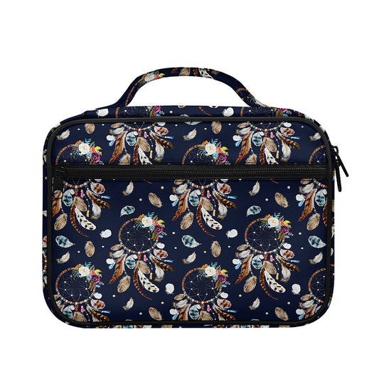 Floral Dream Catcher Pattern Print Briefcase Bible Bag