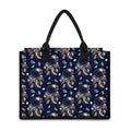 Floral Dream Catcher Pattern Print Canvas Tote Bag