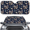 Floral Dream Catcher Pattern Print Car Windshield Sun Shade