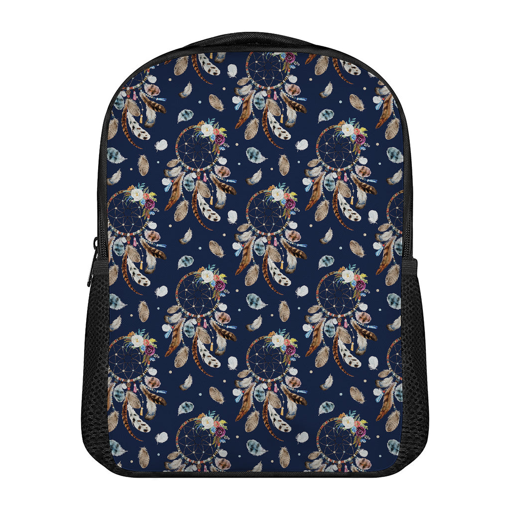 Floral Dream Catcher Pattern Print Casual Backpack