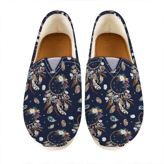 Floral Dream Catcher Pattern Print Casual Shoes