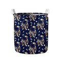 Floral Dream Catcher Pattern Print Collapsible Laundry Basket
