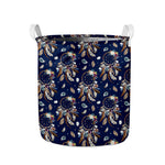 Floral Dream Catcher Pattern Print Collapsible Laundry Basket