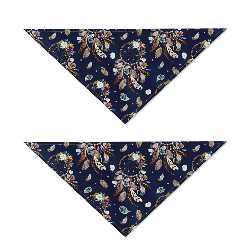 Floral Dream Catcher Pattern Print Dog Bandana