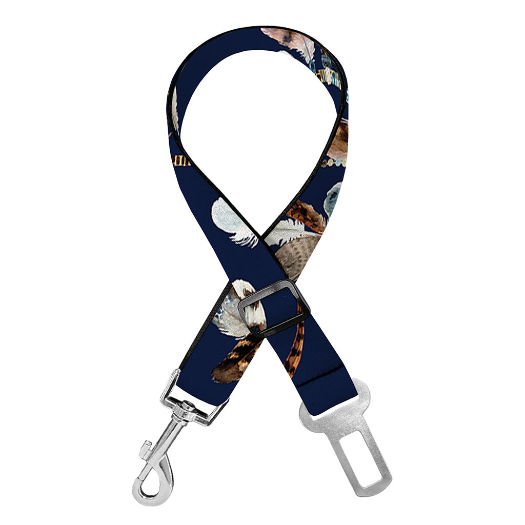 Floral Dream Catcher Pattern Print Dog Seat Belt