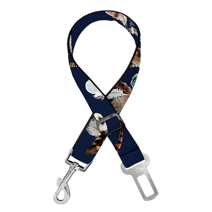 Floral Dream Catcher Pattern Print Dog Seat Belt