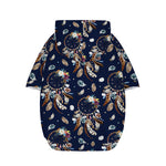 Floral Dream Catcher Pattern Print Dog Zip Up Hoodie