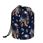 Floral Dream Catcher Pattern Print Drawstring Makeup Bag