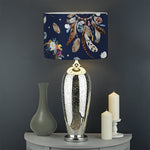 Floral Dream Catcher Pattern Print Drum Lamp Shade