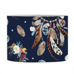Floral Dream Catcher Pattern Print Drum Lamp Shade
