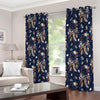 Floral Dream Catcher Pattern Print Extra Wide Grommet Curtains