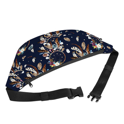 Floral Dream Catcher Pattern Print Fanny Pack