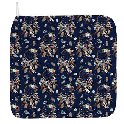 Floral Dream Catcher Pattern Print Hand Towel
