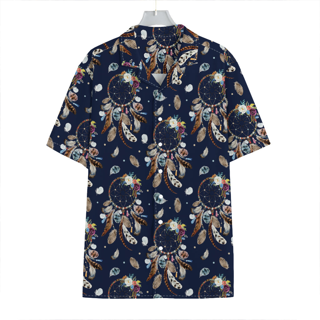 Floral Dream Catcher Pattern Print Hawaiian Shirt