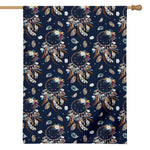 Floral Dream Catcher Pattern Print House Flag