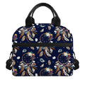Floral Dream Catcher Pattern Print Insulated Lunch Bag